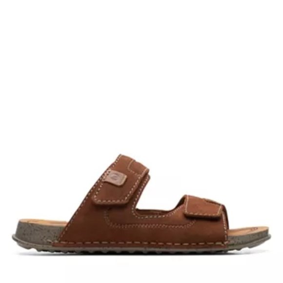 Clarks Men\'s Crestview Easy cola Slide Sandals Men\'s Shoes main image 5